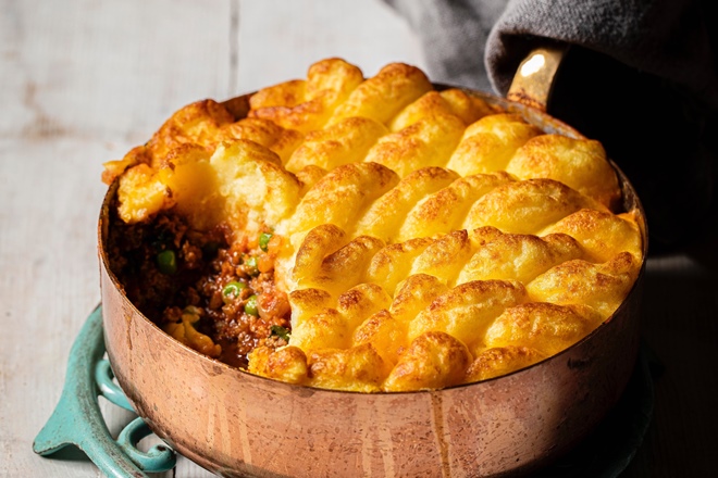 Keema-spiced cottage pie