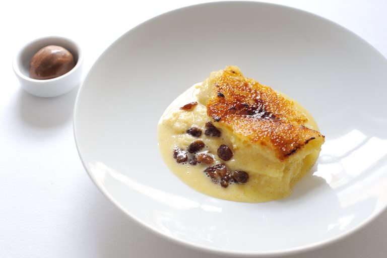 Bread And Butter Pudding Made With Cake